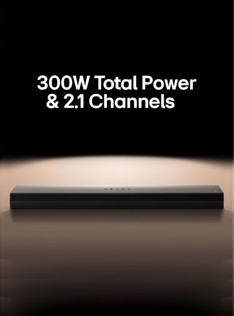Soundbar S40T 300W 2.1 Canales-5