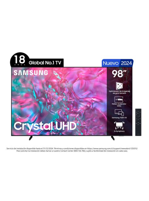 Crystal UHD 4K 98" LED DU9000 2024-2