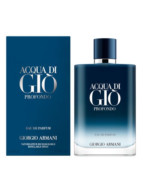 Set Perfume Acqua Di Giò Profondo EDP Hombre 200ml + 30ml Giorgio Armani-1