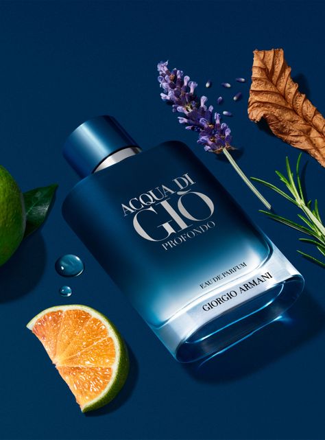 Set Perfume Acqua Di Giò Profondo EDP Hombre 200ml + 30ml Giorgio Armani-4