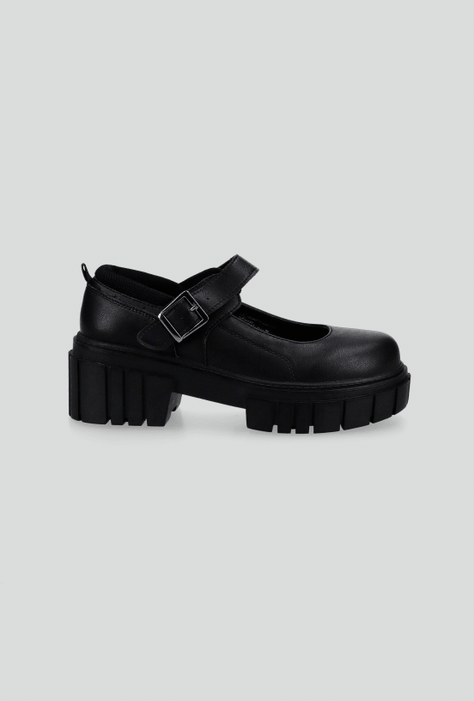 Zapato Escolar Hebilla Plataforma Niña-3