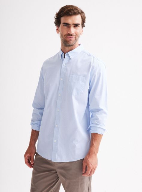 Camisa Manga Larga Líneas-0