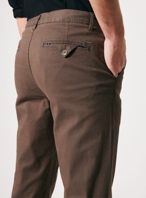 Pantalon Chino Slim con Spandex Colores Moda-3