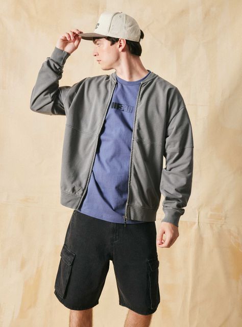 Polerón Bomber Fullzip Slim-0