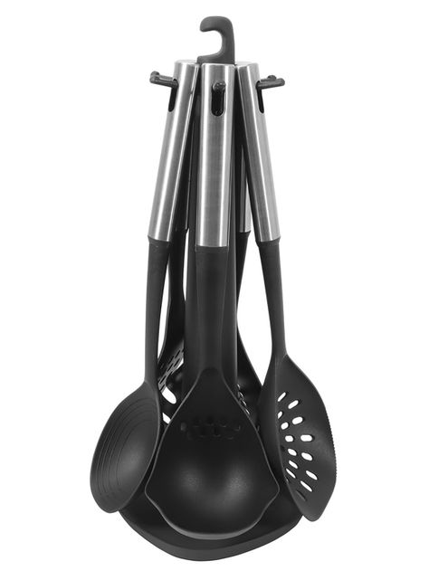 Set Ilko 6 Utensilios + Base Silver Industrial Ilko-0