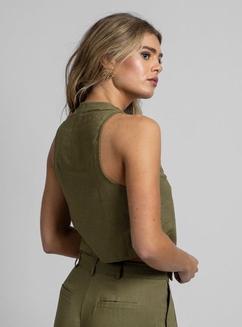 Blusa Pipa Lino Verde-1