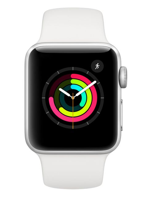 Apple Watch Series 3 GPS 38 mm Caja de Aluminio color Plata-1