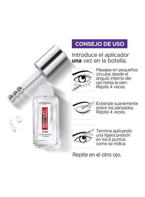 Sérum de Ojos Revitalift 2.5% Ácido Hialurónico + Cafeína-4
