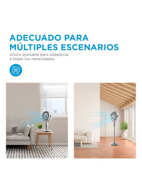 Ventilador de Pie 3D Flow y Altura Ajustable MF-P7DWT-9