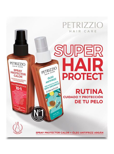 Set Spray Protector de Calor + Óleo Antifrizz Argán-0