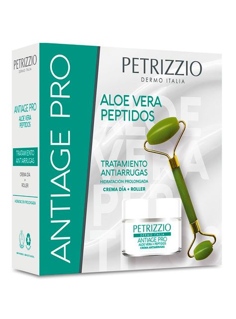 Set Antiage Pro Aloe Vera día + roller facial-1
