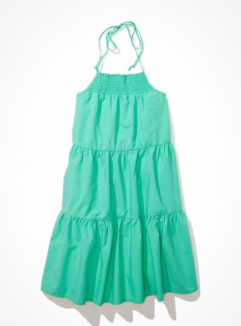 Vestido Mini High-Neck Poplin Halter-4