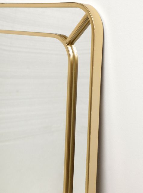 Espejo Rectangular Dorado 60 x 80 cm-2