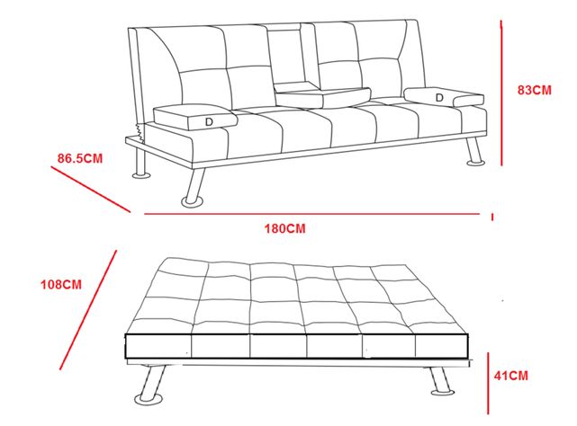 Futón Lounge Ecocuero 3C Idetex-1