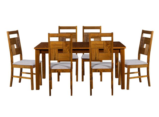 Juego de Comedor Extensible Budapest + 6 Sillas-0