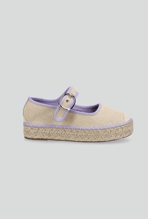 Ballerina Plataforma Yute Mujer-4