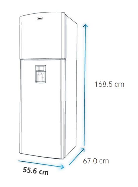 Refrigerador Top Mount No Frost 249 Litros RMA255PJUC-1