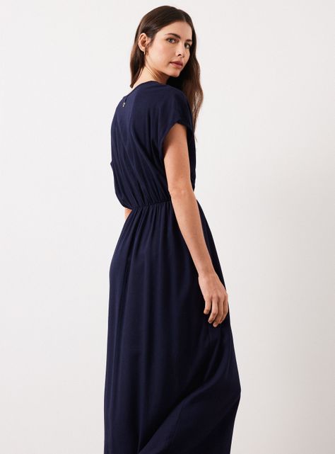 Vestido Lardo de Lino con Detalle en Cinturón-1