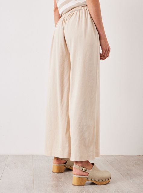 Pantalón de Lino Wide Leg-1