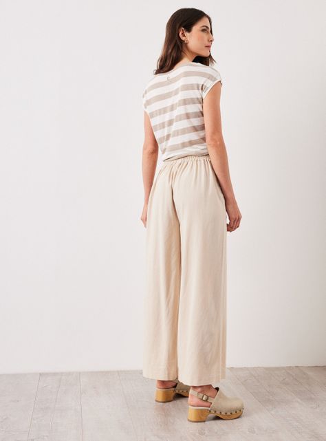 Pantalón de Lino Wide Leg-4