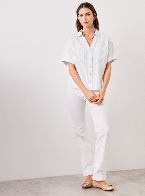 Blusa de Lino Rayada-4