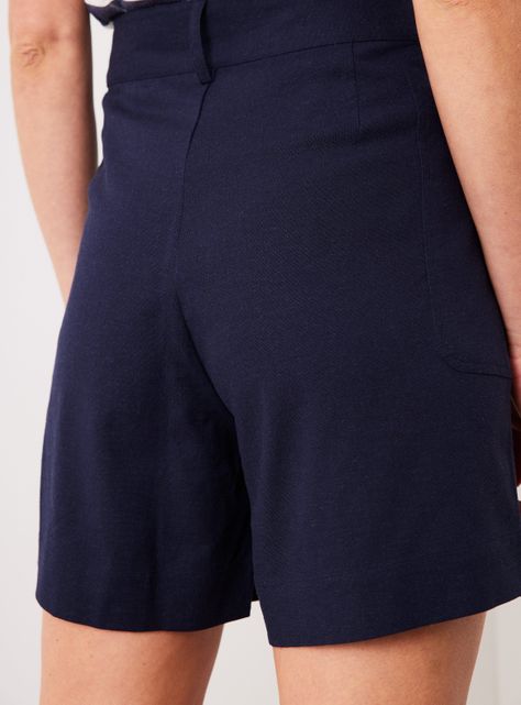 Short de Lino con Bolsillos-3