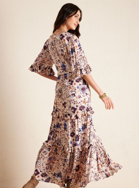 Vestido Manga Corta con Tela Textura Brillos-1