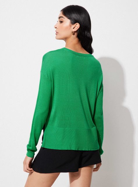 Sweater Tejido Liviano Manga Raglan-1