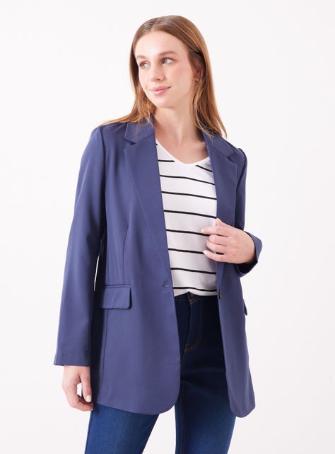 Blazer con Bolsillos-0