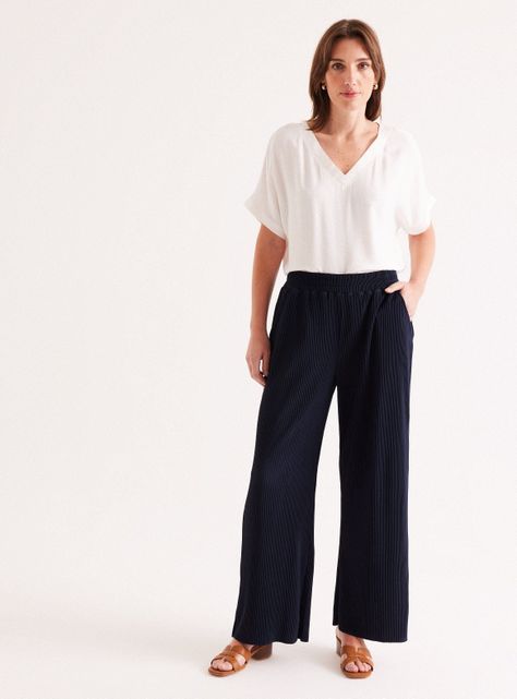 Pantalón Plisado Estampado-4