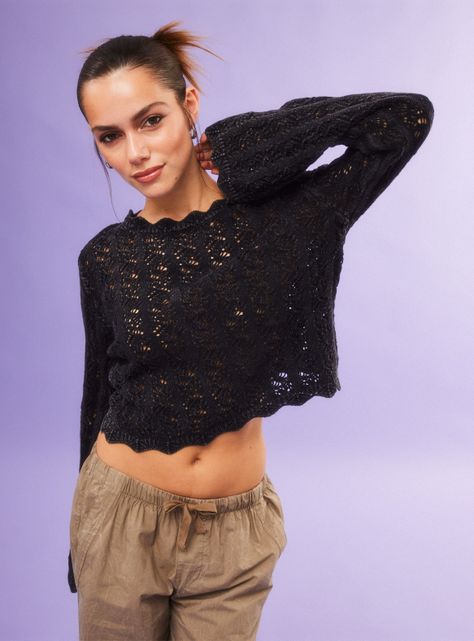 Sweater Calado Lavado-0