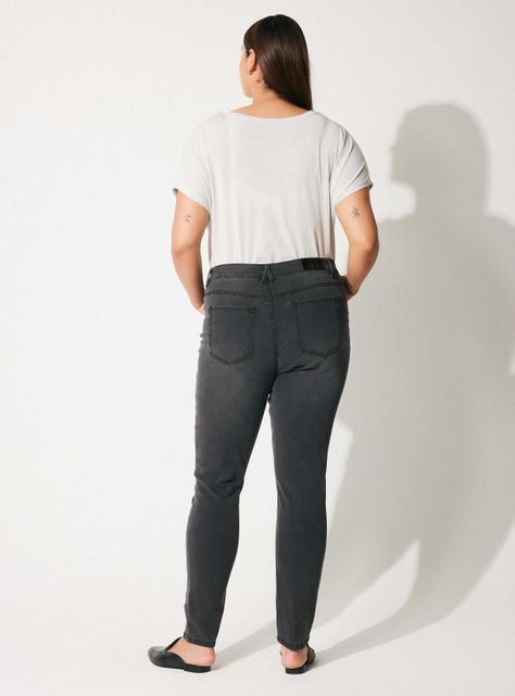 Jeans Skinny Tiro Alto Curvy-5