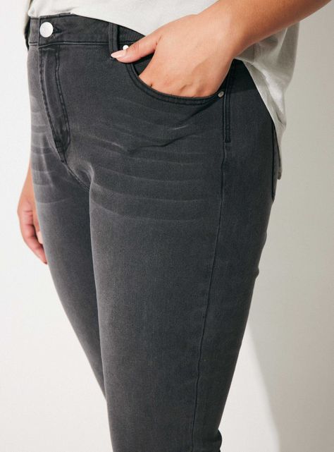 Jeans Skinny Tiro Alto Curvy-2