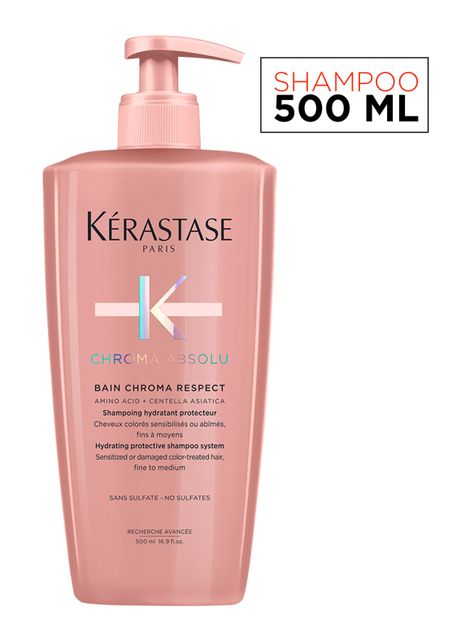 Shampoo XL Protección Del Color Cabello Fino Bain Chroma Respect Chroma Absolu 500ml-0