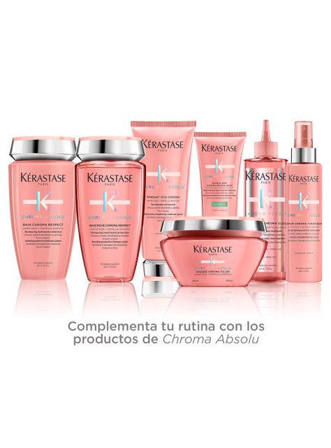 Shampoo XL Protección Del Color Cabello Fino Bain Chroma Respect Chroma Absolu 500ml-5