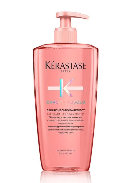 Shampoo XL Protección Del Color Cabello Grueso Bain Riche Chroma Respect Chroma Absolu 500ml-0