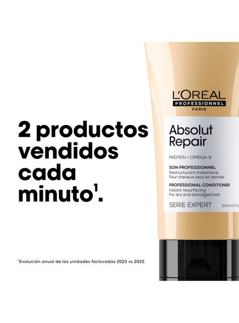 Acondicionador Reparación Profunda Cabello Dañado Absolut Repair 500 ml-3