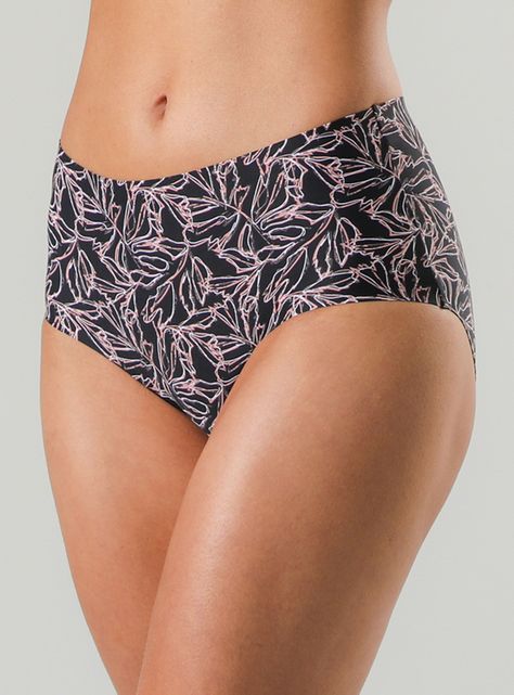 Pack 3 Calzón Maxi Micro Print Shape Bonded-1