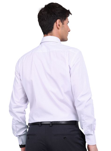 Camisa Manga Larga Diseño a Rayas-1