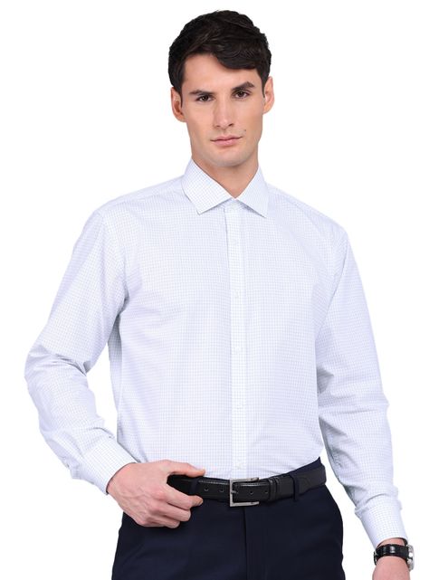 Camisa Formal Estamapada Cuadros-0