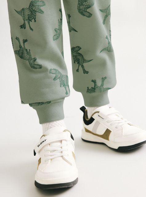 Pantalón de Buzo Fleece Estampado-1