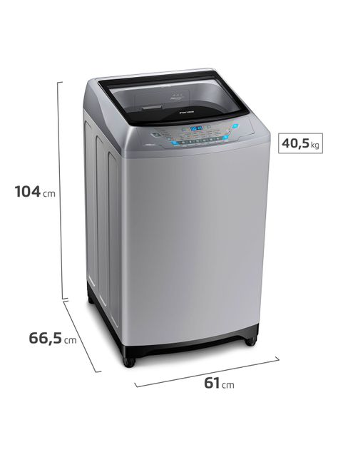 Lavadora Carga Superior 14 Kg Premium Care 14 SZ Silver-1
