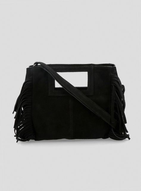 Cartera Flecos Cuero-0