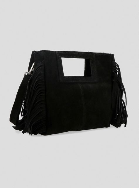 Cartera Flecos Cuero-1