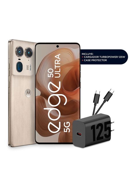 Smartphone Edge 50 Ultra 5G 512GB 6.7" Beige Liberado-1