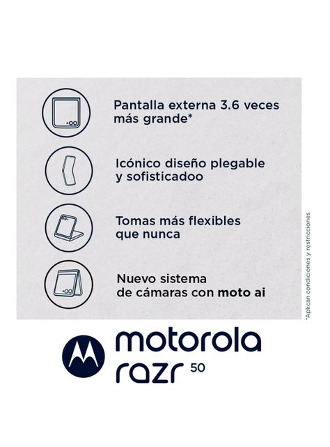 Smartphone Moto Rarz 50 512GB 6.9" Beige Liberado-4