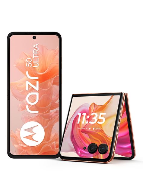 Smartphone Razr 50 Ultra 512GB 6.9" Peach Fuzz Liberado-1