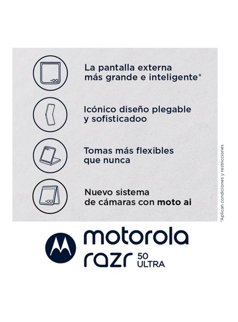 Smartphone Razr 50 Ultra 512GB 6.9" Peach Fuzz Liberado-4