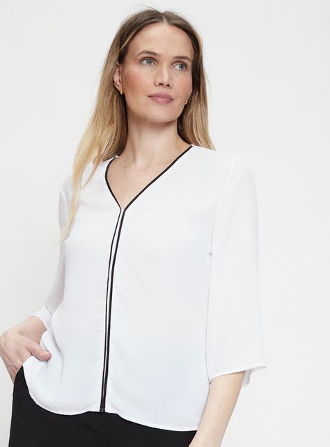 Blusa Bicolor-0