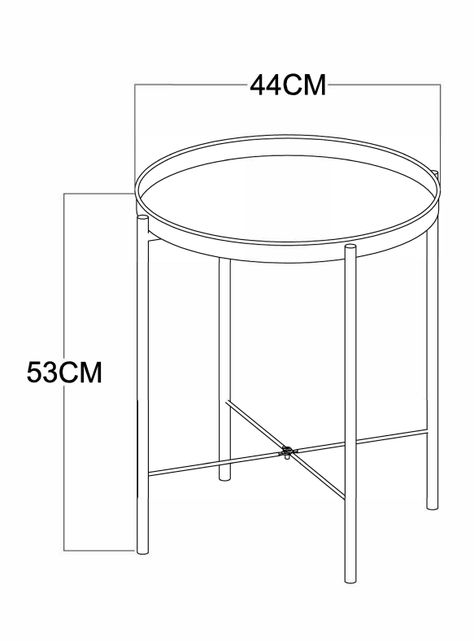 Mesa Lateral Polonia 44 cm-2